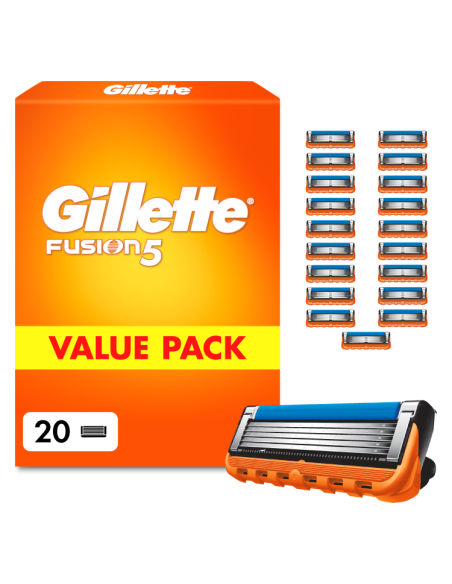 Gillette Fusion5 Raseerija Terad Meestele, 20 Vahetustera