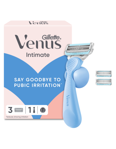 Gillette Venus Intimate Raseerija, 3 Vahetustera
