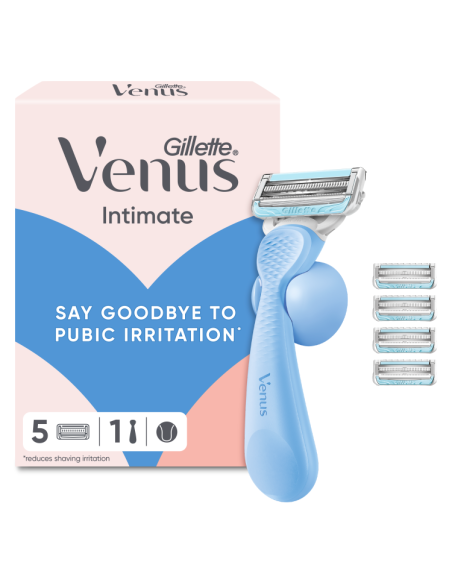 Gillette Venus Intimate Raseerija, 5 Vahetustera