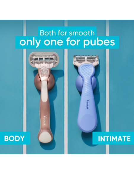 Gillette Venus Intimate Raseerija, 5 Vahetustera