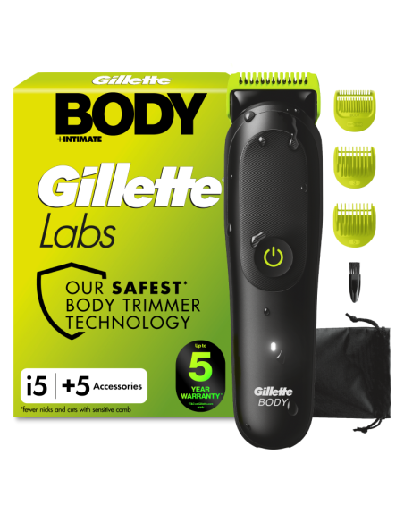 KAST 3 tk! Gillette Labs Body & Intimate trimmer