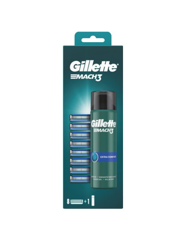 Gillette Mach3 Raseerija Terad, 8 tk + Mach3...