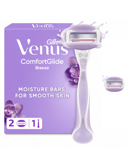 KAST 6 tk! Gillette Venus ComfortGlide Breeze Raseerija + Varuterad 2 tk