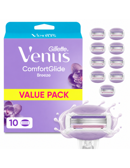 KAST 20 tk! Gillette Venus ComfortGlide Breeze Varuterad, 10 tk 