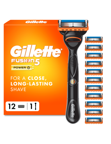 Gillette Fusion5 Power Raseerija Meestele + 12...