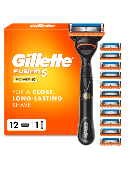 KAST 13 tk! Gillette Fusion5 Power Raseerija Meestele + 12 Tera
