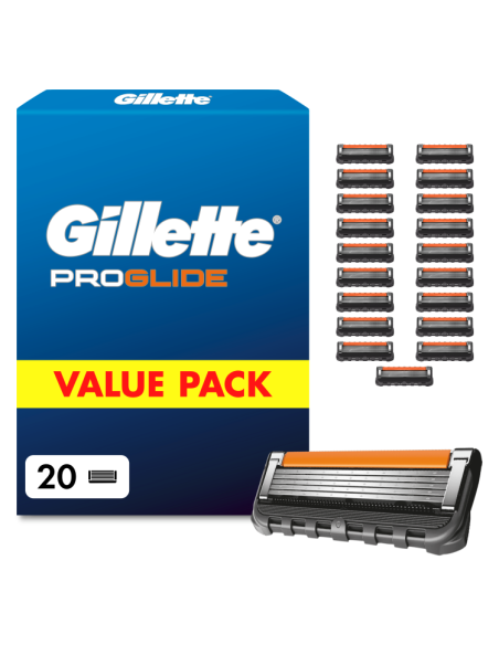 Gillette Proglide Varuterad Meestele, 20 Vahetustera