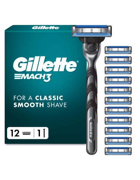 KAST 6 tk! Gillette Mach3 Raseerija Meestele,12 Tera