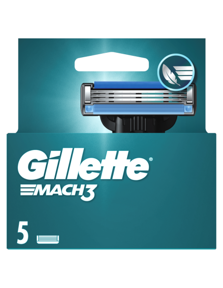 Gillette Mach3 Meeste Raseerija Varuterad, 5 tk