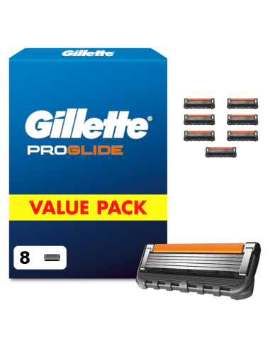 Gillette Fusion Proglide Varuterad Meestele 8 tk