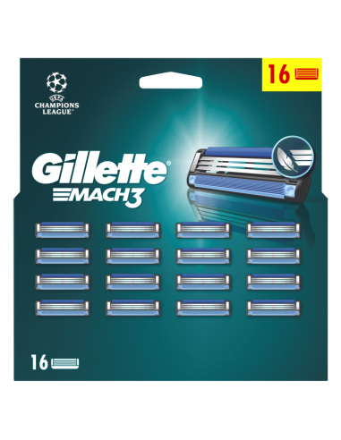 KAST 6 tk! Gillette Mach3 Meeste Varuterad, 16 tk