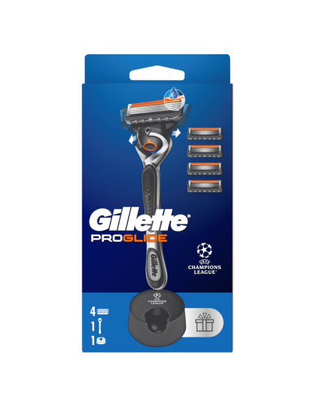 Gillette Fusion5 ProGlide Raseerija Meestele + 4 Vahetustera