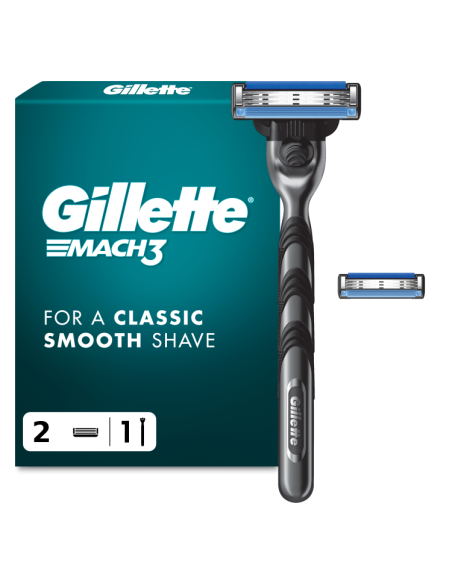 Gillette Mach3 Raseerija Meestele + 2 Vahetustera