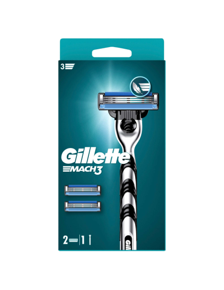 KAST 8 tk! Gillette Mach3 Raseerija Meestele + 2 Vahetustera