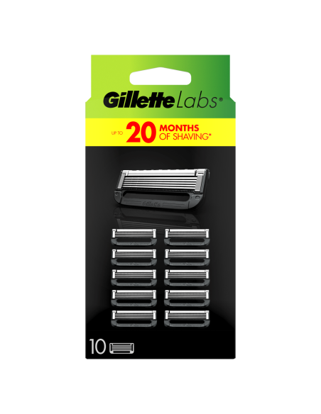 Gillette Labs Raseerija Terad Meestele, 10 Vahetustera