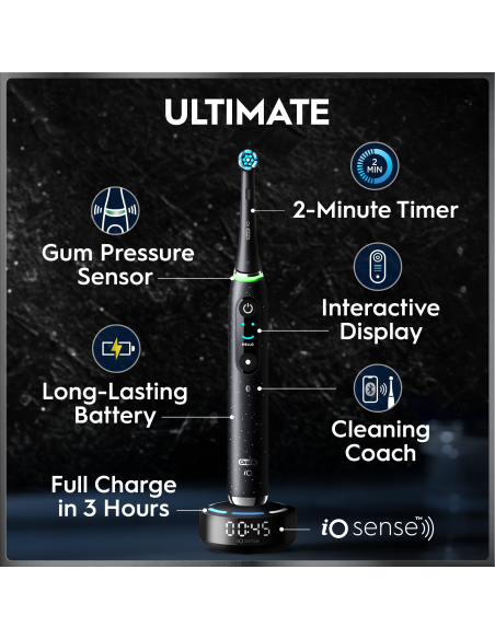iOM9.1B2.ADH Oral-B iO9 Elektriline Hambahari Luxe edition Saphire Blue +TC