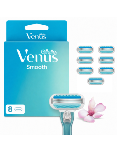Gillette Venus Smooth Raseerija Varuterad, 8 tk