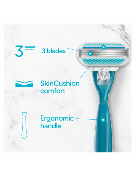 KAST 6 tk! Gillette Venus Smooth Raseerija Varuterad,12 tk