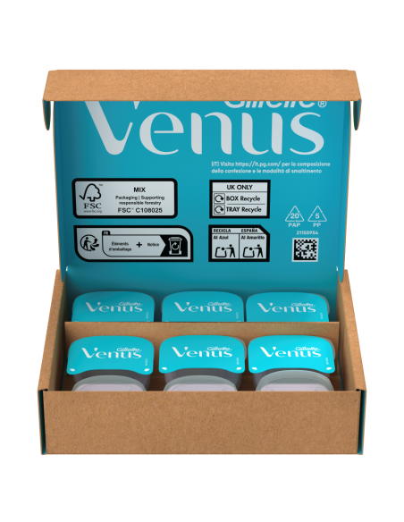 Gillette Venus Smooth Raseerija Varuterad,16 tk