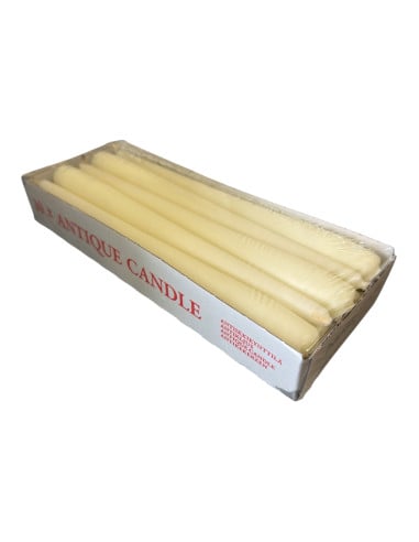 KAST 14 tk! Antiikküünal 24,5cm 7,5h 10 tk ivory