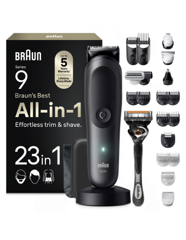 AIO9520 Braun trimmeri komplekt 23in1 piirel