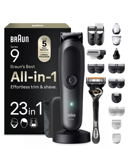 AIO9520 Braun trimmeri komplekt 23in1 piirel