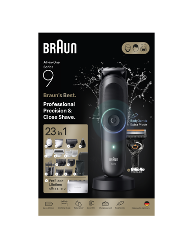 AIO9520 Braun trimmeri komplekt 23in1 piirel