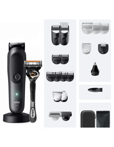 AIO9520 Braun trimmeri komplekt 23in1 piirel