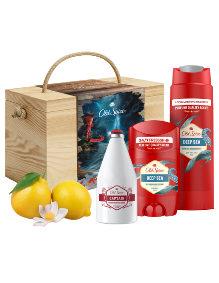 KAST 6 tk! Old Spice Treasure Chest kinkekomplekt