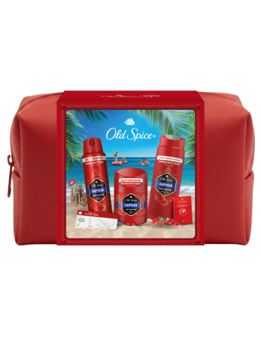 KAST 6 tk! Old Spice Captain kinkekott