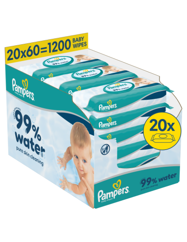 Pampers Aqua niisked beebisalvrätid 20 pk (1200...
