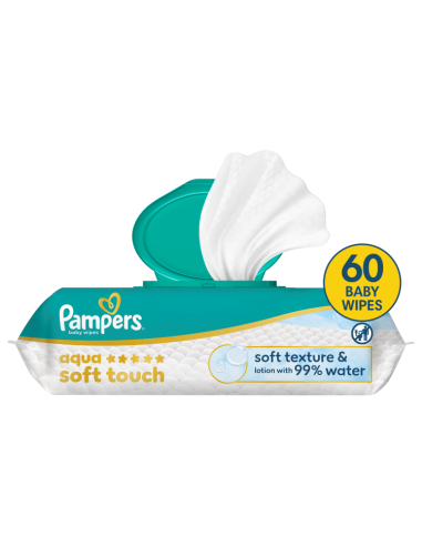 Pampers Aqua Soft Touch niisked beebisalvrätid...