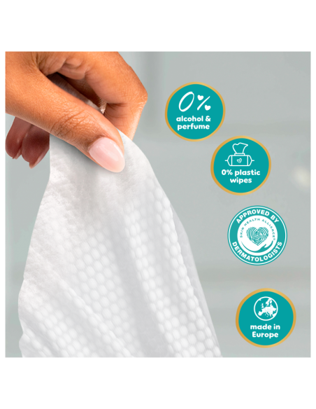 KAST 12 tk! Pampers Aqua Soft Touch niisked beebisalvrätid 1 pk (60 tk)