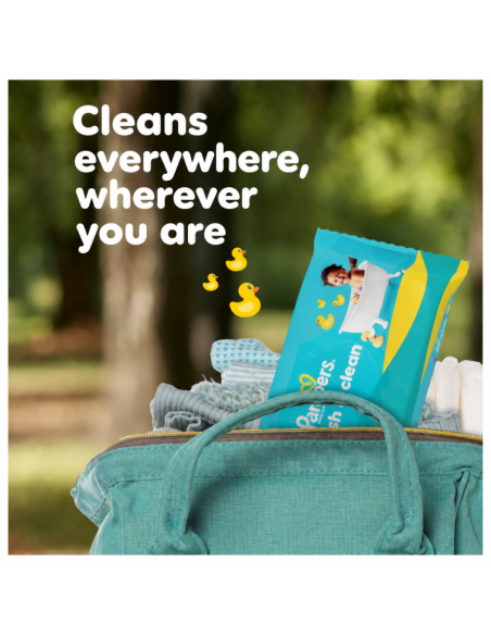Pampers Fresh Clean Plastic Free Niisked Beebisalvrätid, 24 Pakki, 1248 Niisket Salvrätikut