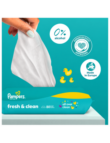 Pampers Fresh Clean Plastic Free Niisked...