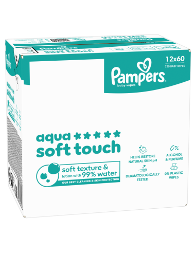 Pampers Aqua Soft Touch niisked beebisalvrätid...