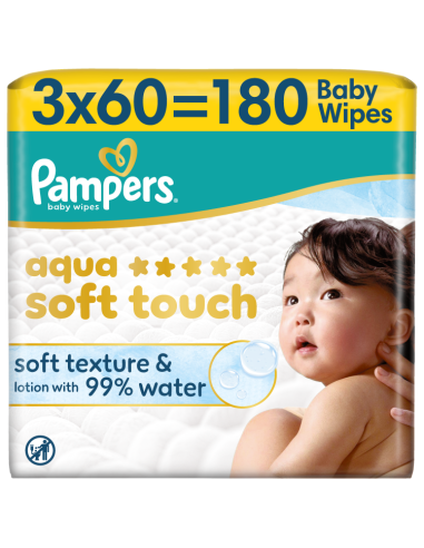 Pampers Aqua Soft Touch niisked beebisalvrätid...