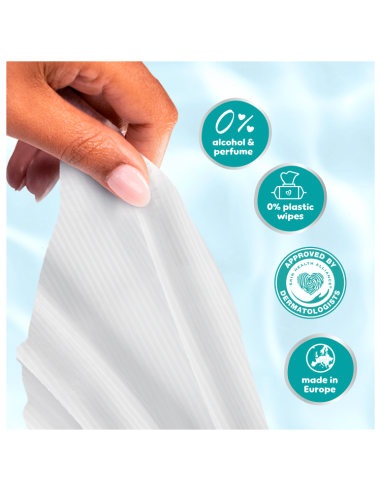 Pampers Aqua niisked beebisalvrätid 3 pk (180 tk)