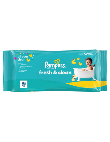KAST 12 tk! Pampers Fresh Clean Plastic Free...