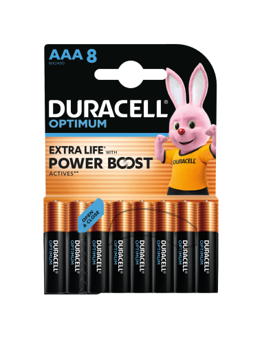 KAST 10 tk! Duracell Optimum AAA 8 tk