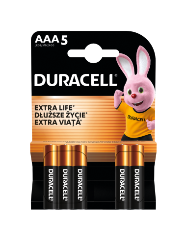 KAST 10 tk! Duracell patarei AAA/MN2400 5 tk