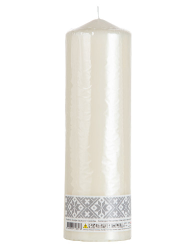 KAST 12 tk! Lauaküünal 8x25 cm 138h ivory