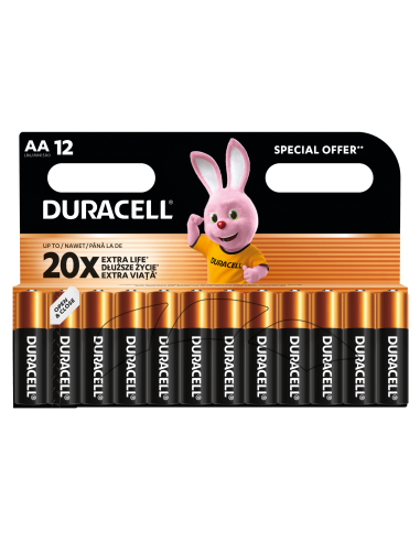 Duracell patarei AA/MN1500 12 tk