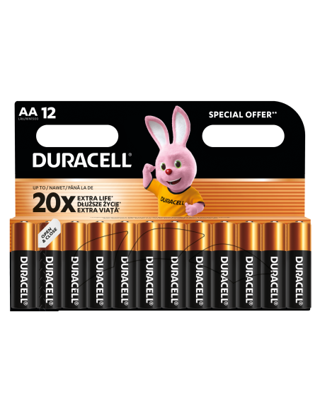 Duracell patarei AA/MN1500 12 tk