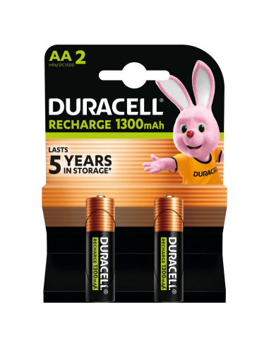 Duracell akupatarei NiMH HR6 AA 1300mAh 2 tk