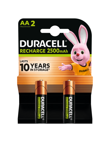 Duracell akupatarei NiMH HR6 AA 2500mAh 2 tk