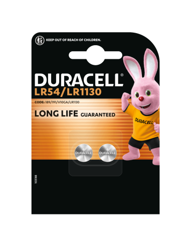 KAST 10 tk! Duracell patarei LR 54 1.5V 2 tk