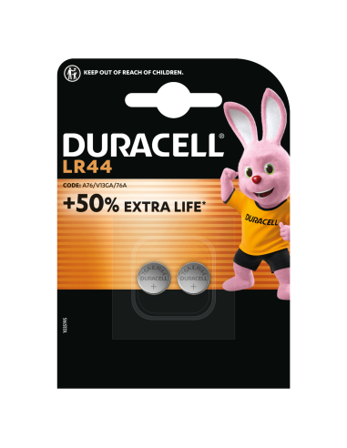 KAST 10tk! Duracell patarei LR 44 1.5V 2 tk