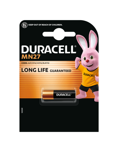 KAST 10 tk! Duracell patarei MN27 12V 1 tk