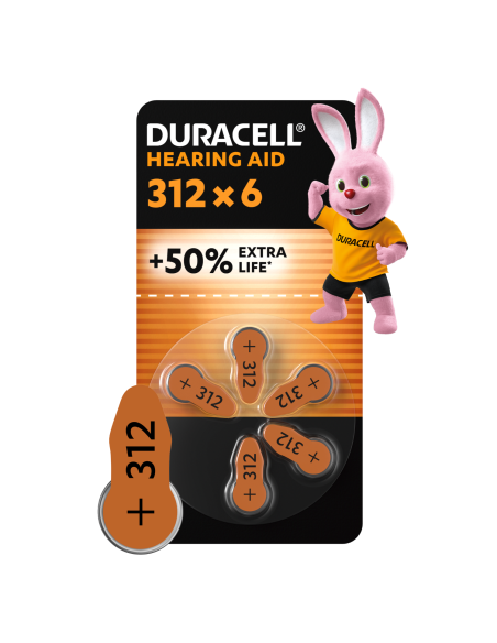 Duracell kuuldeaparaadile 312 6 tk